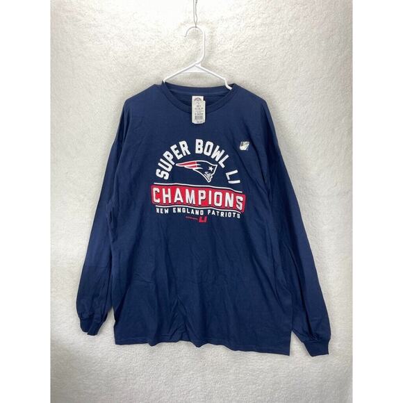 Delta Pro Weight Super Bowl LI Patriots Shirt Men’s Size XXL Blue NFL NWT - Picture 2 of 7